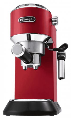 Dedica Espresso DeLonghi EC685.R Coffee Machine is the best DeLonghi coffee machine to prepare coffee and espresso